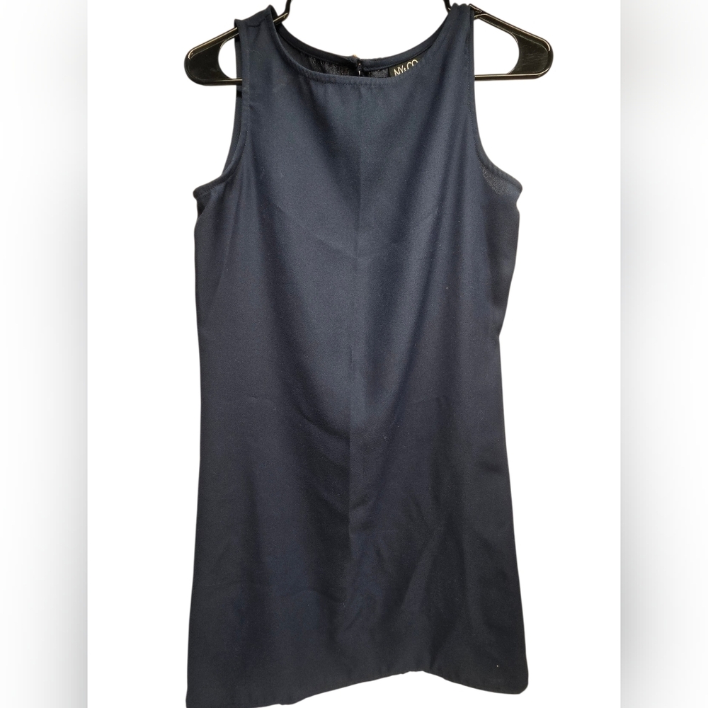 New York & Company Navy Sleeveless Dress Label View